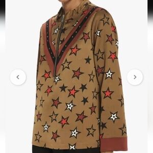 Scotch & Soda Madison Scotch Stargazer Military 1/2 Zip Pullover Women NWOT S